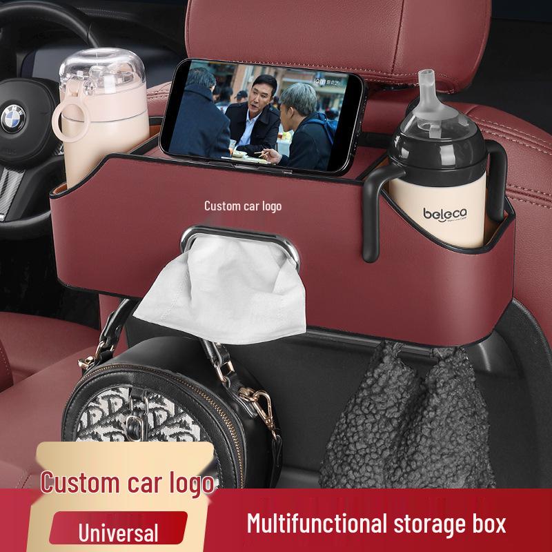 Luxgen Car Seat Back Organizer: Multifunctional Hanging Storage Box