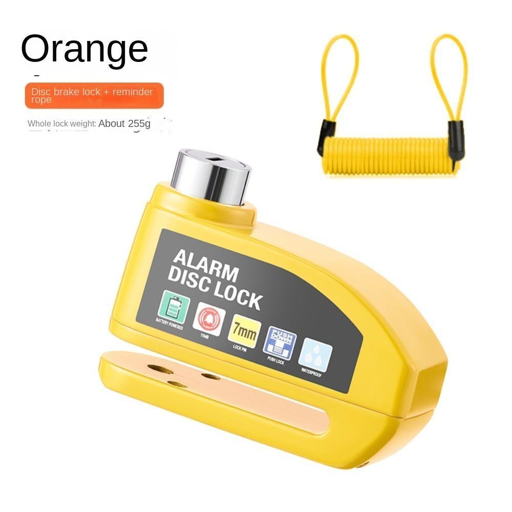 Alarm Anti-Theft Reminder Rope Disc Brake Lock Electric Lock Wheel Disc Brake Anti-Theft Lock