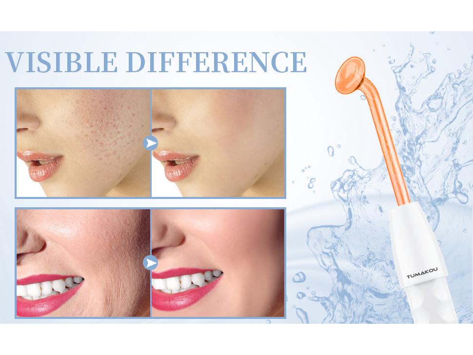 High-Frequency Electrotherapy Beauty Wand for Home Use