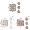 9pcs 6CM/8CM Christmas Hanging Balls White Champagne Xmas Tree Ornaments  Home New Year Decor