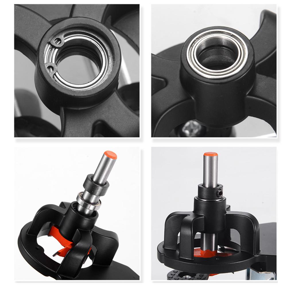 35mm Carpenter Woodworking Hole Opener Cerniera Foratura Apricerniera Lega di Alluminio Punzonatrice Cerniera