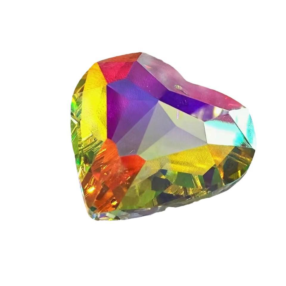 Rhombus Crystal Glass Sun Catcher Pendant Christmas Ornament