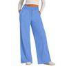 Women's Pants Fashion Casual Pants Solid Color Drawstring High Waist Pants With Pockets