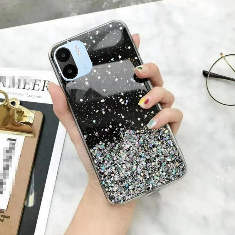 Bling Glitter Phone Case For xiaomi redmi A1 A 1 1A Soft Full Cover For redmi A1 redmiA1 Back cover CAPA