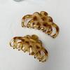 1pc Fashion New Leopard Grab Clip Hair Volume Flowers Back of Head Hair Claw Hair Clips Headwear Valentine's Day