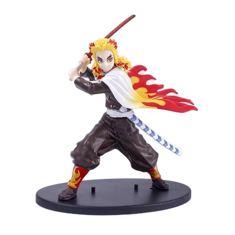 Tanjirou Demon Slayer Zenitsu Kyoujurou Pvc Action Figure Model Toys Decoration