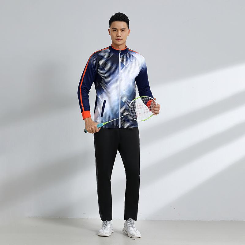 Badminton Tennis Uniforms Athleticwear Jackets Autumn and Winter Mens and Womens Jacket Suits Group Appearance Uniforms Award Uniforms