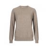 Shop   Women S Wholegarment Solid Long Sleeve Knit Light Brown Bom Wkn260044