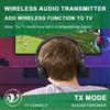 Bluetooth-compatible Transmitter & Receiver Low Latency 3 in 1 Wireless 3.5mm Adapter for TV/Home Sound System/Car Sound