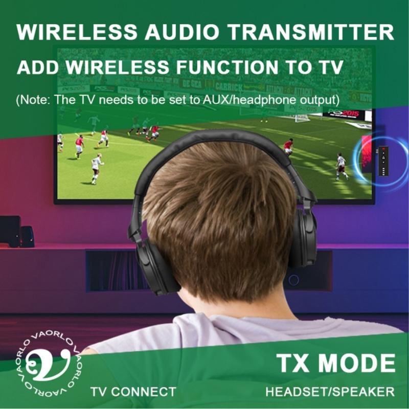 Bluetooth-compatible Transmitter & Receiver Low Latency 3 in 1 Wireless 3.5mm Adapter for TV/Home Sound System/Car Sound