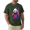 Panda in a Hoodie - Nebula T-Shirt plus sizes plus size tops men graphic t shirts