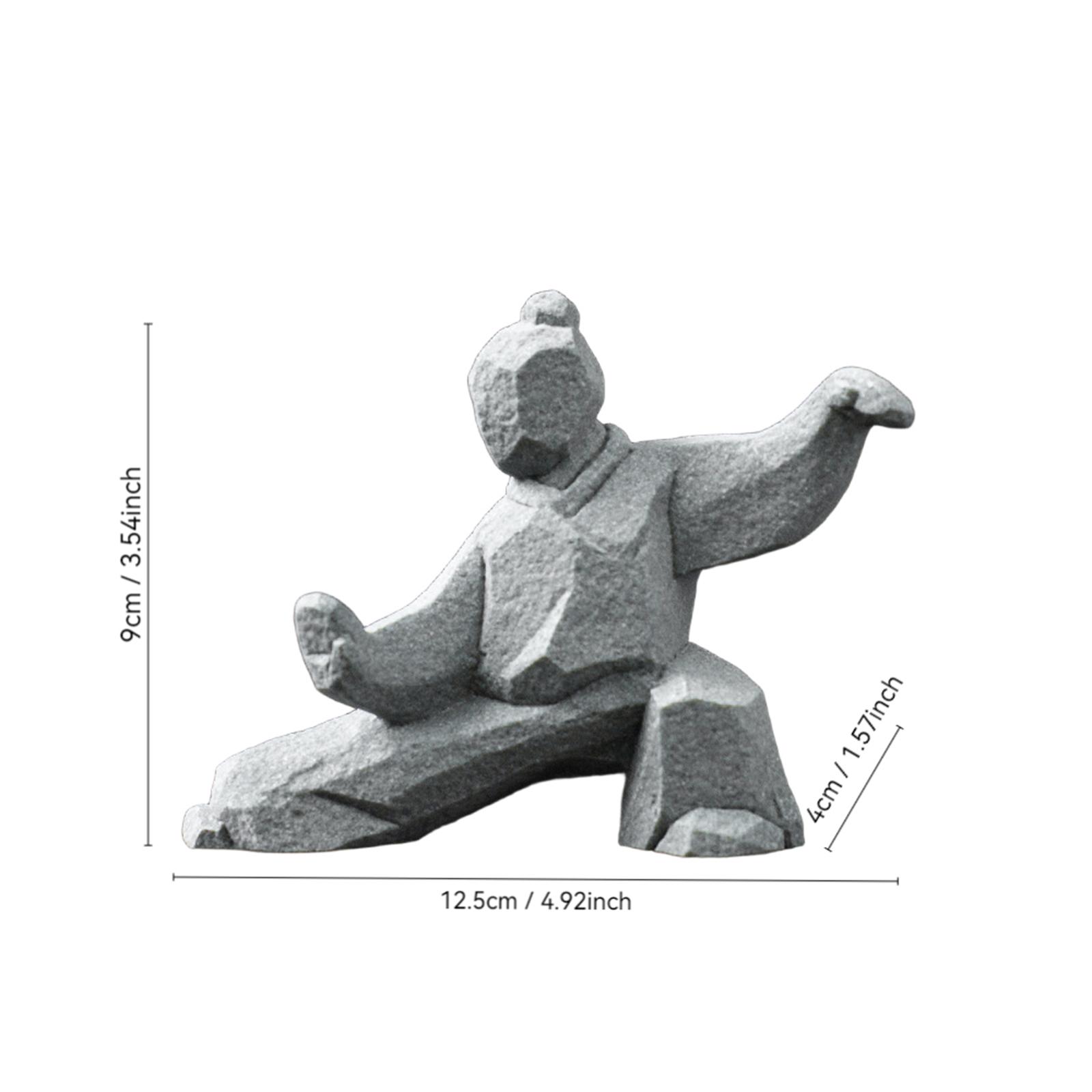 Creative Chinese Style Stone Statue TaiChi