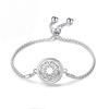 Edelstahl Lebensbaum Aromatherapie Armband - Verstellbar, Öffnungsbares Magnetdesign für ätherische Öle