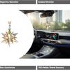 Decorative Crystal Snowflake Star, Sparkling Snowflake Star Pendant, Exquisite Colored Crystal  Home Hanging Decoration, Comes With A Gift Box.