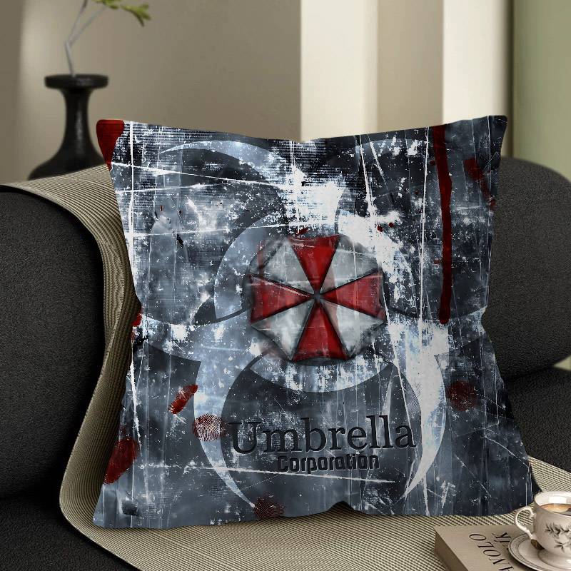 R-Resident E-Evil Umbrella Us Troopss Pillow Gift Home Office Decoration Pillow Bedroom Sofa Car Cushion Coverpillow Case