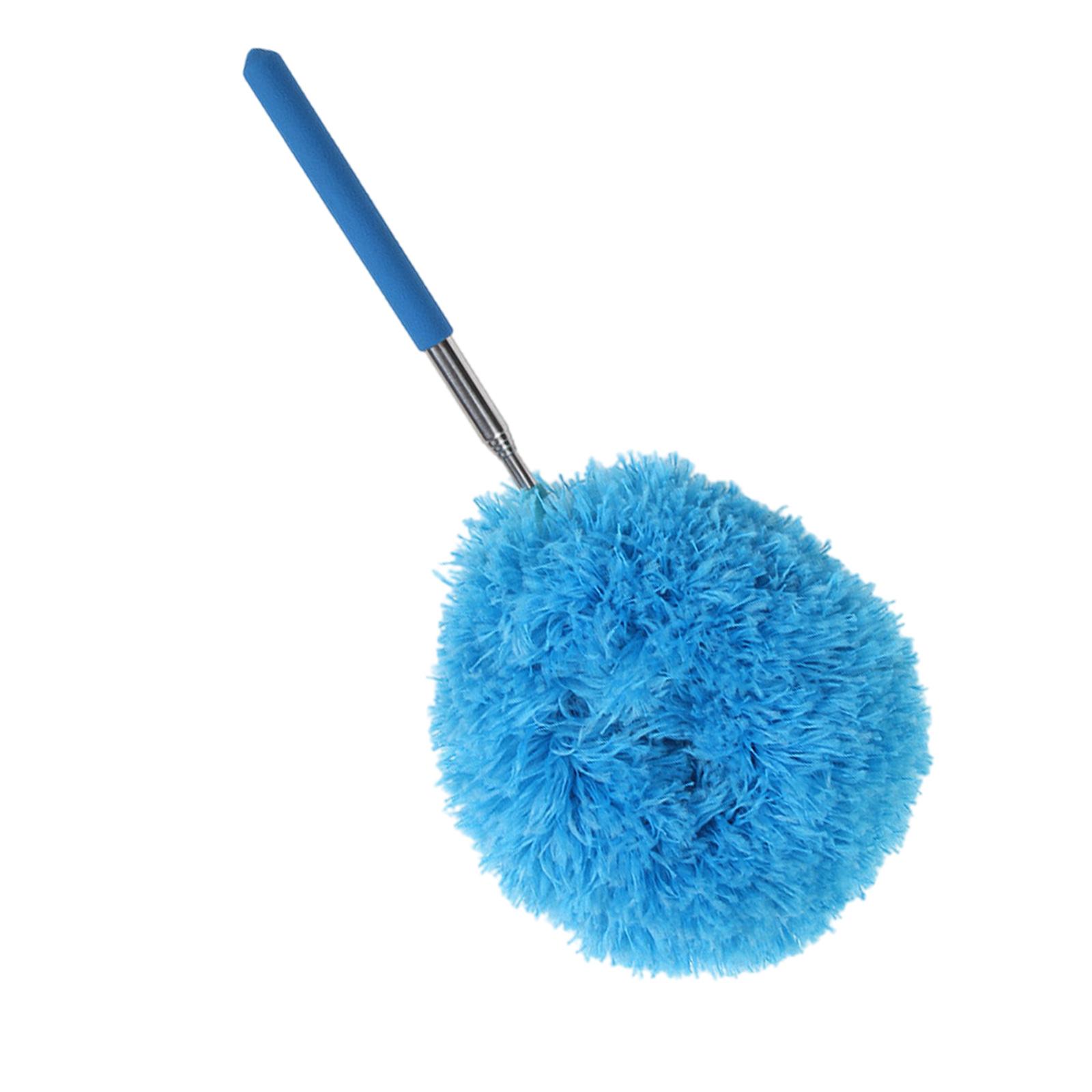 

Раздвижная щетка для чистки потолочного вентилятора с эргономичной ручкой для труднодоступных мест, очиститель лопастей вентилятора для кухни и ванной синий