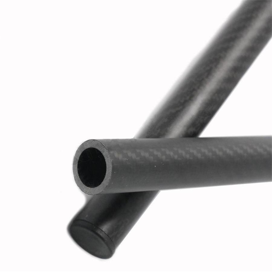 Carbon Fiber 7/8" Clip On Handlebars 22mm Handle Bar For Motorcycle Racing Sport