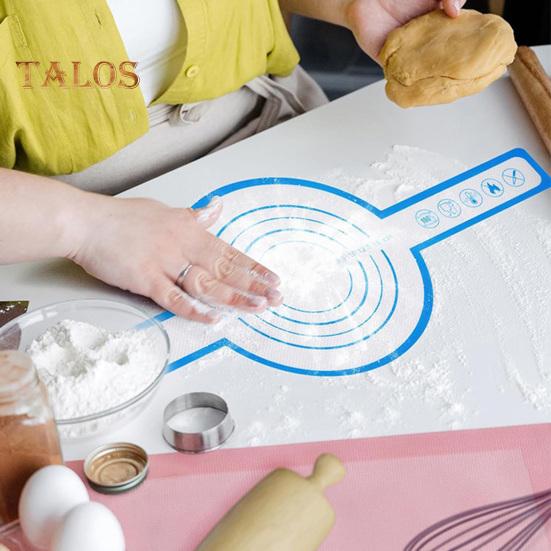 Silicone Baking Mat Non-Stick Easy Clean Dough Kneading Mat High-Temperature Resistance Sling Pot Holder for Oven with Long Handles