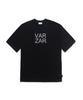 Bajal Original Silber Großes Logo Kurzarm T-Shirt Schwarz