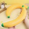 Stress Ball Alternative Banana Squeeze Toy Giant Relief Soft TPR Slow Rebound for Kids Fidget Adults Birthday Christmas Gift Focus And Relaxation