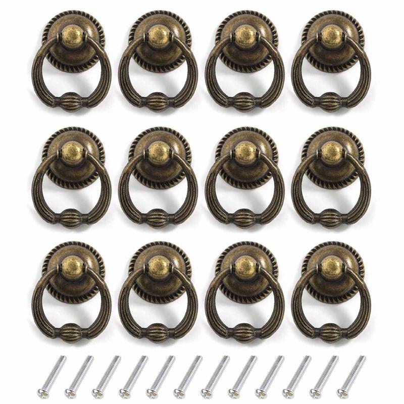 Retro Cabinet Knob Drawer Knob Pull Dressers Knob Dressers Pulls for Dressers Drawers Kitchen Bathroom Cabinet Office