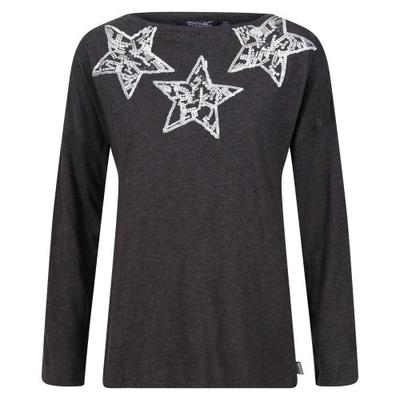 Camiseta feminina/senhora Carlene Stars de manga comprida