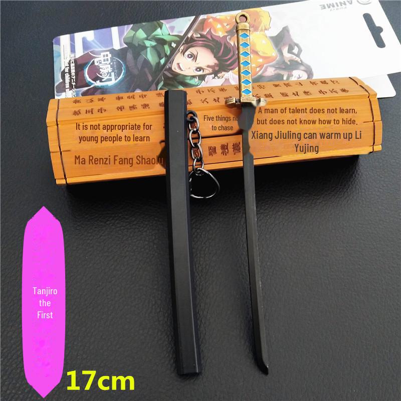 

Модель меча-подвески «Убийца демонов Камадо Пламя и Ветер», брелок, 17 см 17cm