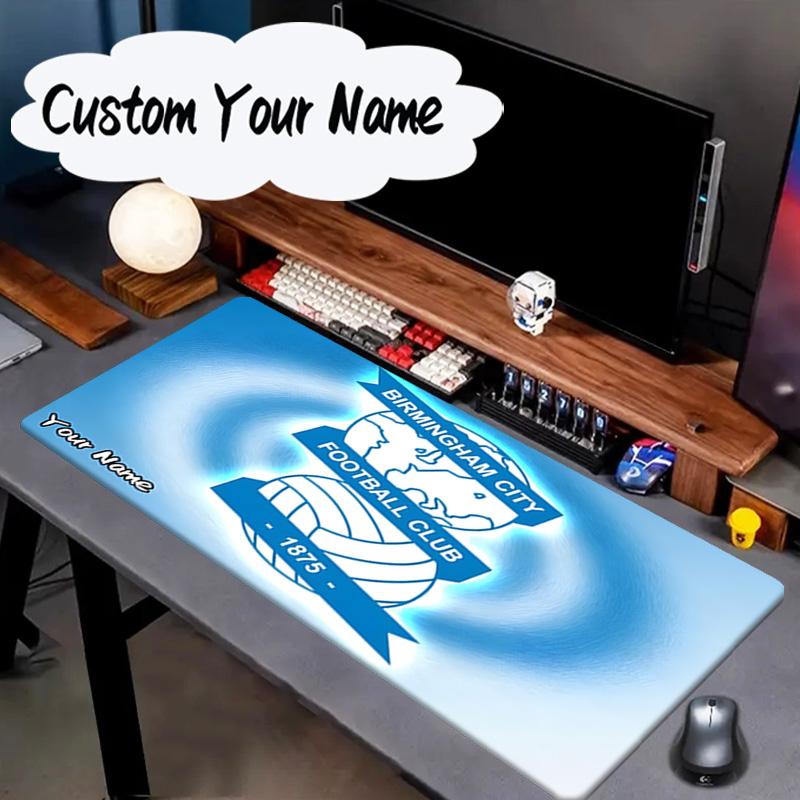 Custom Name Mouse pad Birmingham Football Club Mouse pad, Gaming Mouse Pad, keyboard pad, Desk Decor for computer notebook Fan Birthday Gift