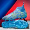 Chaussures de Football Homme Sports Fg/Ag Crampons Longs Adulte Gazon Artificiel Durables Entraînement Chaussures Spécifiques Montantes Chaussures Antidérapantes