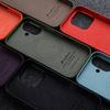 Melkco Ring Magnetic Charging Leather Case for iPhone 16 Pro Max 16 Plus Metal Camera Len Genuine Cowhide Full Protection Cover