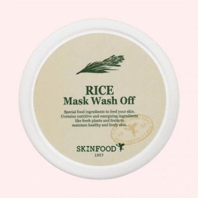 [Mild Tone Care] Skinfood Rice Mask Wash-Off 120g, 1 Piece