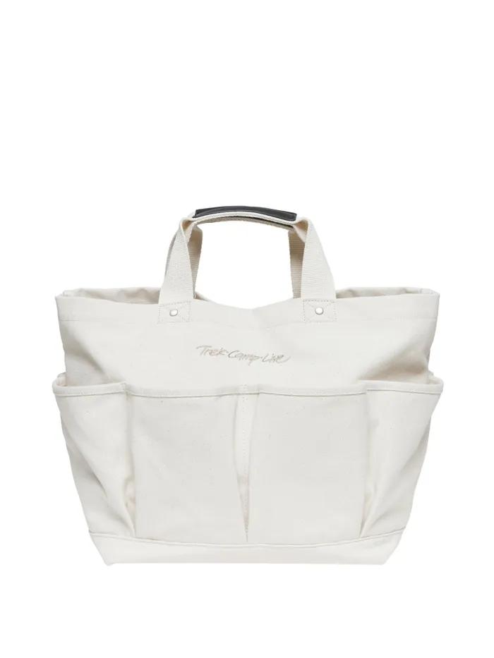 [Picnic] Out-pocket Tote Bag_Off White_OUA24B12W3