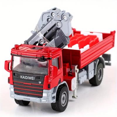 1/50 sinklegering tilhenger kran Transport kjøretøy modell leketøy med flip bøtte Barneleke Teknisk kjøretøy