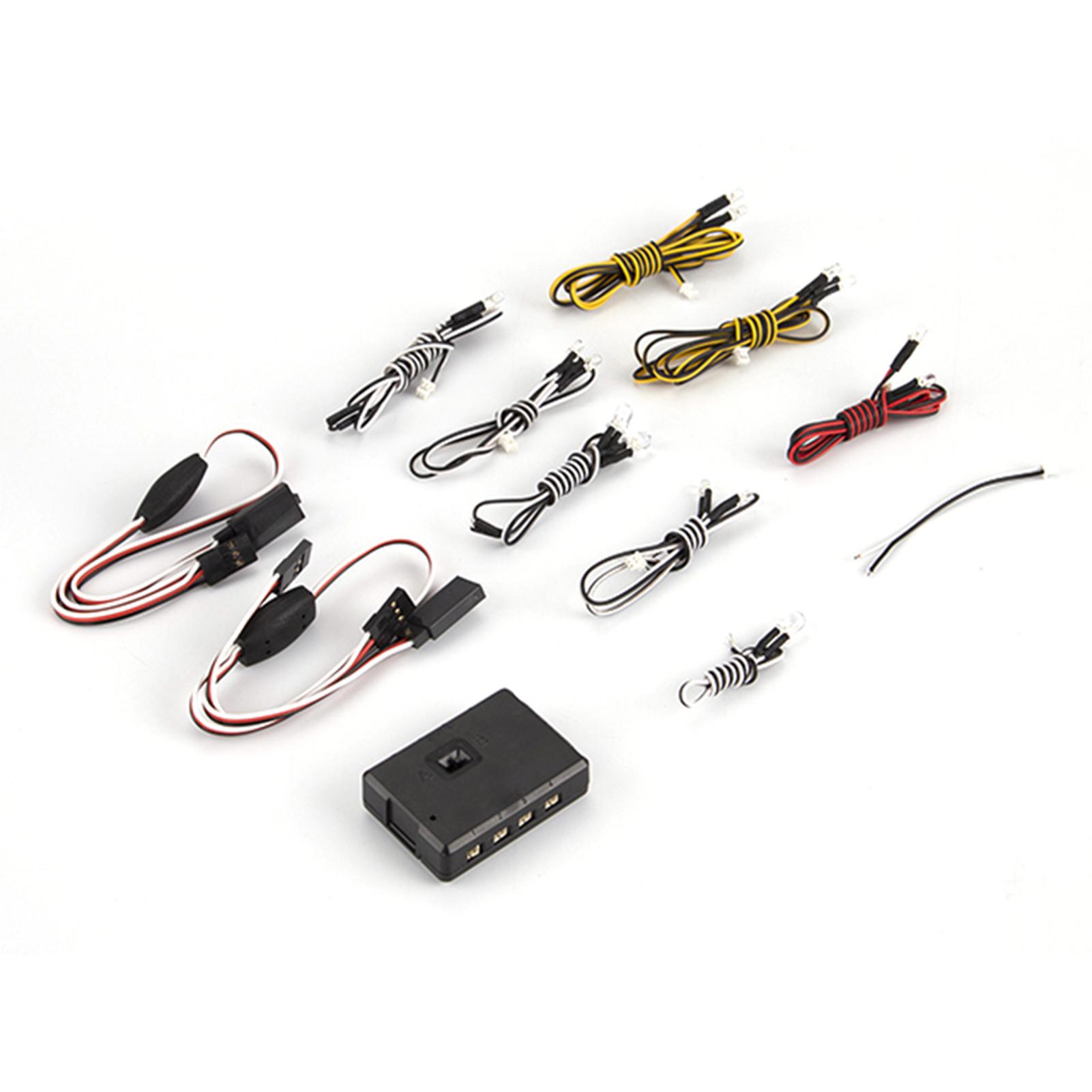 

17 Pieces LED Lights Unit Replacement, 3mm Size LED Light Unit Set 9 White, 6 Orange and 2 Red Light Colors for Control Box