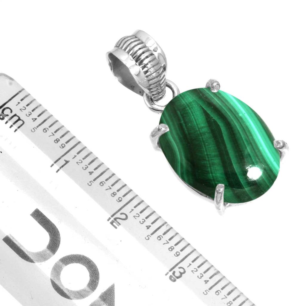 925 Sterling Silber Anhänger Damen Edelstein Handgefertigter Schmuck Muttertagsgeschenk Malachit Mondstein Rosenquarz Roter Stein Rauchtopas Tigerauge Vintage