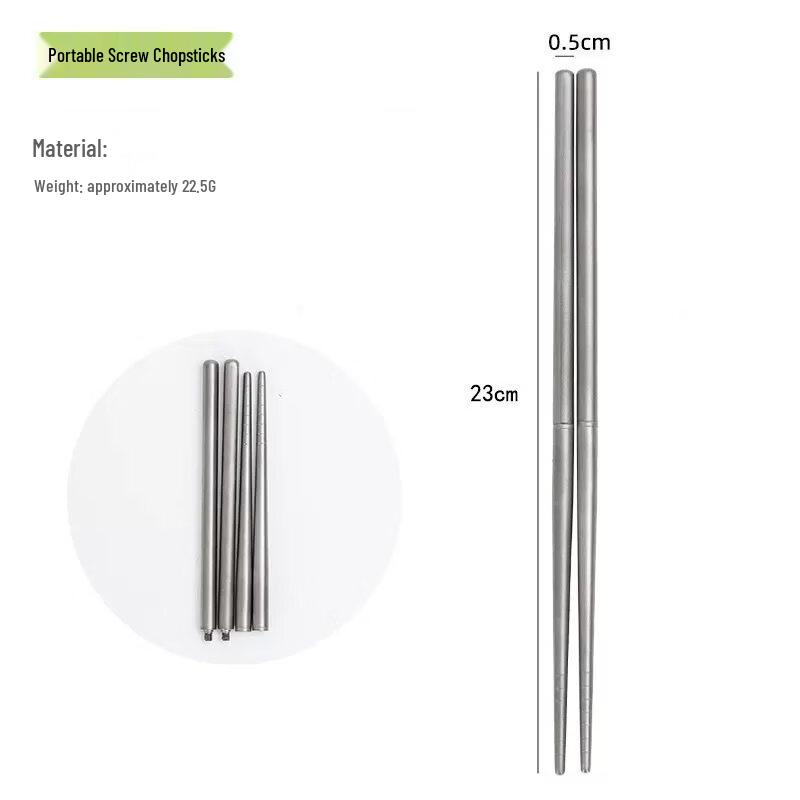 

Wutuo Titanium Folding Camping Cutlery Set