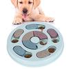 Pssopp Dog Puzzle Feeder with Multi Slots for Dog IQ Training Mental Enrichment (ROUND)
