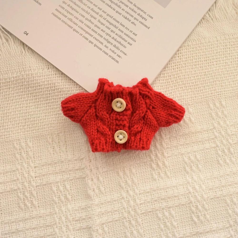 1 Stk. Heißverkauf 10cm Schulleiter Hundebekleidung Miniaturpullover für 1:8 Bjd Spielzeugpuppe Pullover Puppe Weihnachten Tragen Zubehör