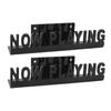 2PCS Now Playing Vinyl Record Stand Wall Mount Acrylic Album Record Holder Floating Book Shelves for Album Covers