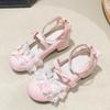 Lace Palace Leather Shoes Lolita Shoes Cute Lolita Japanese Sweet Bow Thick Custom Shoes Japanese Girls' Tea Party