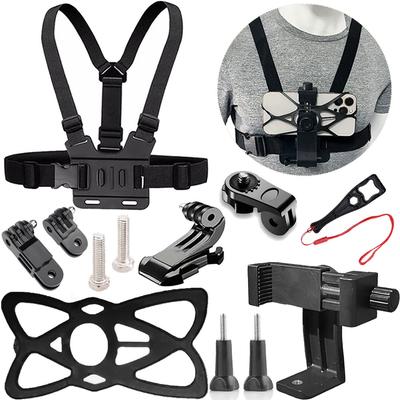 Curea de piept Rotire Suport pentru telefon pentru telefon mobil Suport iphone Curea de piept pentru Gopro Hero Insta360 Osmo Accesorii pentru cameră POV