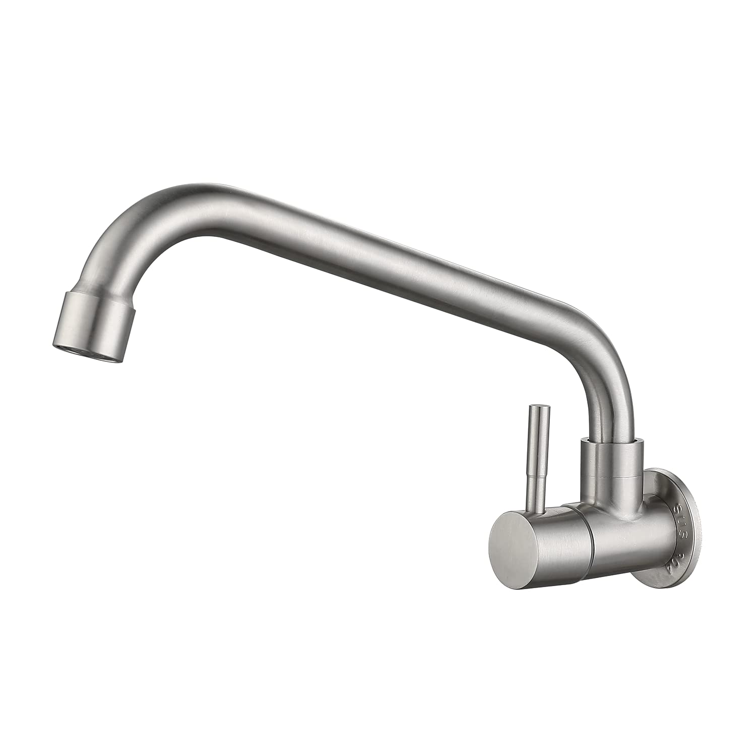 

Cooltens Stainless Steel Faucet for and Handwashing Areas Single-Lever Wall-Mounted Kitchen, Bathroom, - Corrosion-Resistant