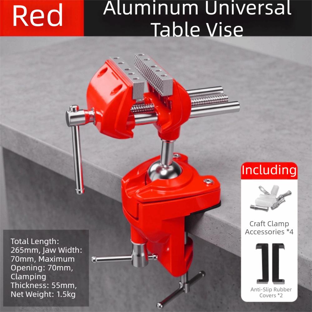 Precision Casting Mini Bench Vise Swivel Table Vise  Clamping and Processing Small Workpieces