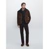 Masimodutti Tapered Fit Micro Textured Pants