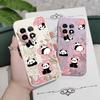 Flower Panda Phone Case For Oneplus 13 13R 12 12R 11 11R 10 10R 10T 9R 9RT 9 8T 8 7 7T Pro 5G Liquid Silicone Cover