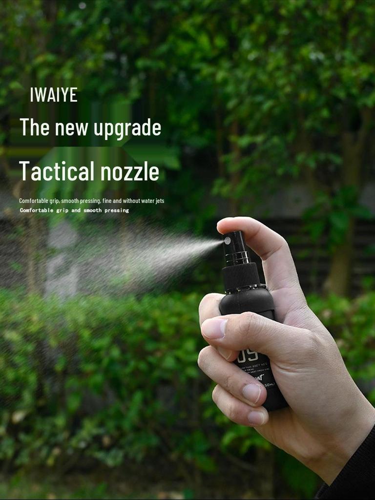 50ml Tactical Hanging Leak-Proof Travel Spray Bottle for Camping Alcohol