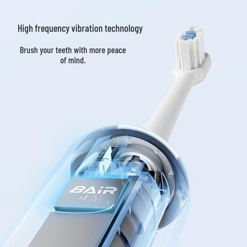 BAIR G3 Smart Sonic Electric Toothbrush for Adults CN Plug (adapter Included)