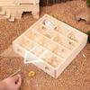 Exploration Hamster Tunnel Maze Wooden Pet Interactive Toy Pet Chamber Hideouts  Cage Accessory