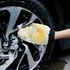 1pcs Wool Plush Car Cleaning Sponge Glove Car Polishing Washing Gloves Microfibre Wash Automotive Cleaner Wool