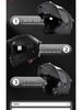 Smart Motorcycle Helmet with Flip-up Taillight for All-Season Off-road Riding